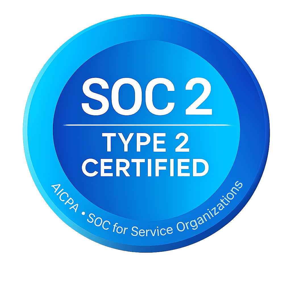 SOC 2 Type 2 certified badge